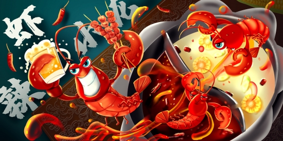 攝圖網(wǎng)_401735758_麻辣小龍蝦（企業(yè)商用）